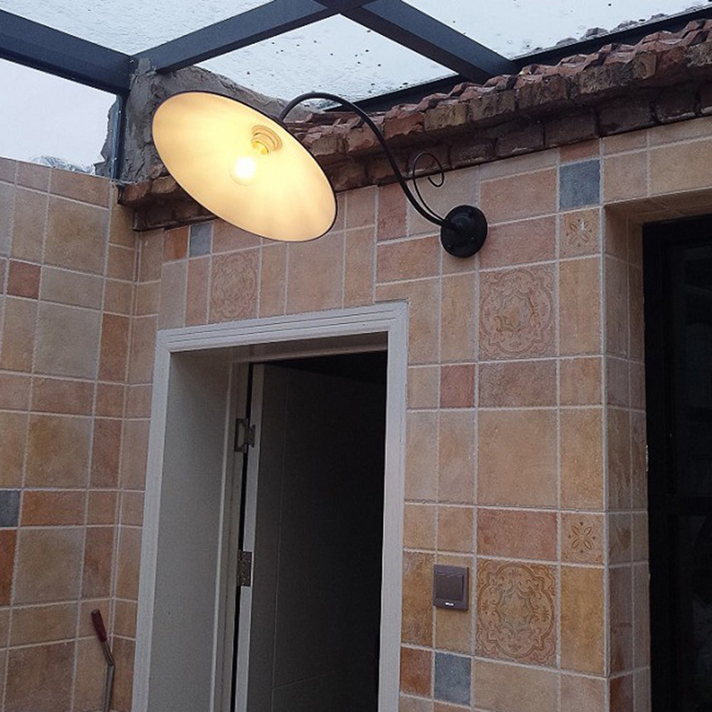 IP65 Outdoor Wall Light in Antique Silver