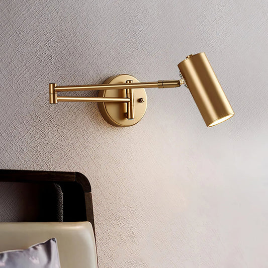 Adjustable Wall Light with Swing Arm